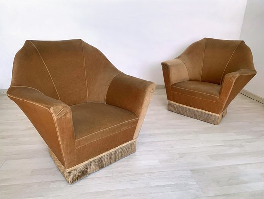 Mid-Century Armchairs by Ico Parisi for Ariberto Colombo, 1950s, Set of 2-MTX-1299695