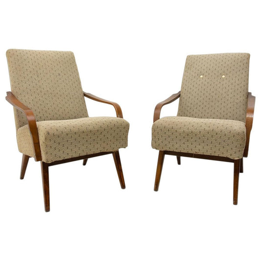 Mid-Century Armchairs by Jaroslav Šmídek, 1960s, Set of 2