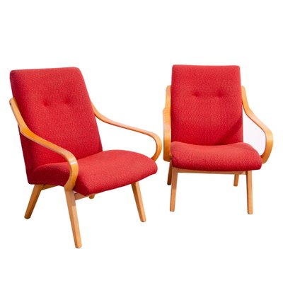 Mid-Century Armchairs by Jaroslav Šmídek for Jitona, 1960s, Set of 2-HXT-1771088