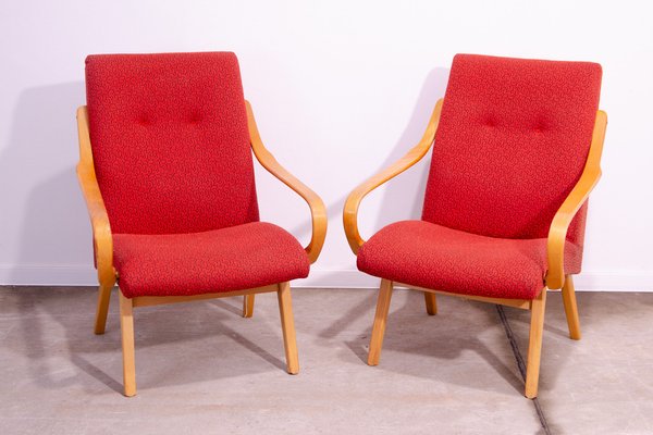 Mid-Century Armchairs by Jaroslav Šmídek for Jitona, 1960s, Set of 2-HXT-1771088