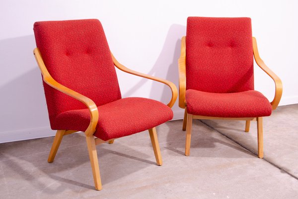 Mid-Century Armchairs by Jaroslav Šmídek for Jitona, 1960s, Set of 2-HXT-1771088