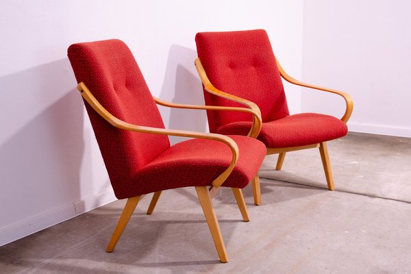 Mid-Century Armchairs by Jaroslav Šmídek for Jitona, 1960s, Set of 2-HXT-1771088