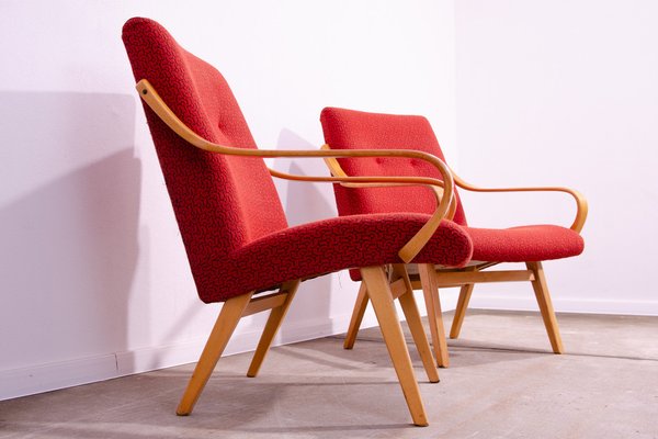 Mid-Century Armchairs by Jaroslav Šmídek for Jitona, 1960s, Set of 2-HXT-1771088