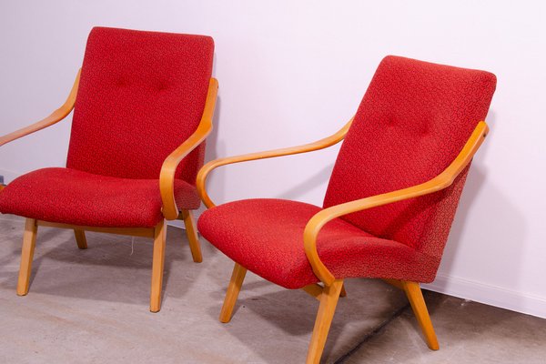 Mid-Century Armchairs by Jaroslav Šmídek for Jitona, 1960s, Set of 2-HXT-1771088