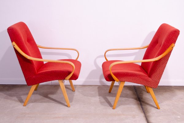 Mid-Century Armchairs by Jaroslav Šmídek for Jitona, 1960s, Set of 2-HXT-1771088