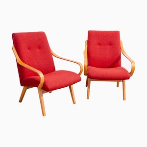 Mid-Century Armchairs by Jaroslav Šmídek for Jitona, 1960s, Set of 2-HXT-1771088