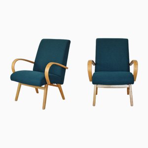 Mid-Century Armchairs by Jaroslav Smídek for Ton, 1960s, Set of 2-HDN-1743060