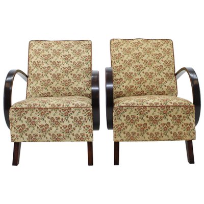 Mid-Century Armchairs by Jindrich Halabala, 1960s, Set of 2-TZ-602220