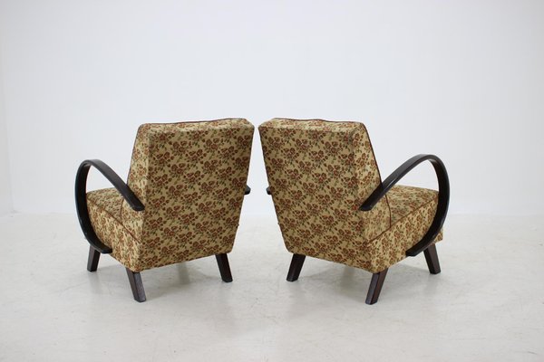 Mid-Century Armchairs by Jindrich Halabala, 1960s, Set of 2-TZ-602220