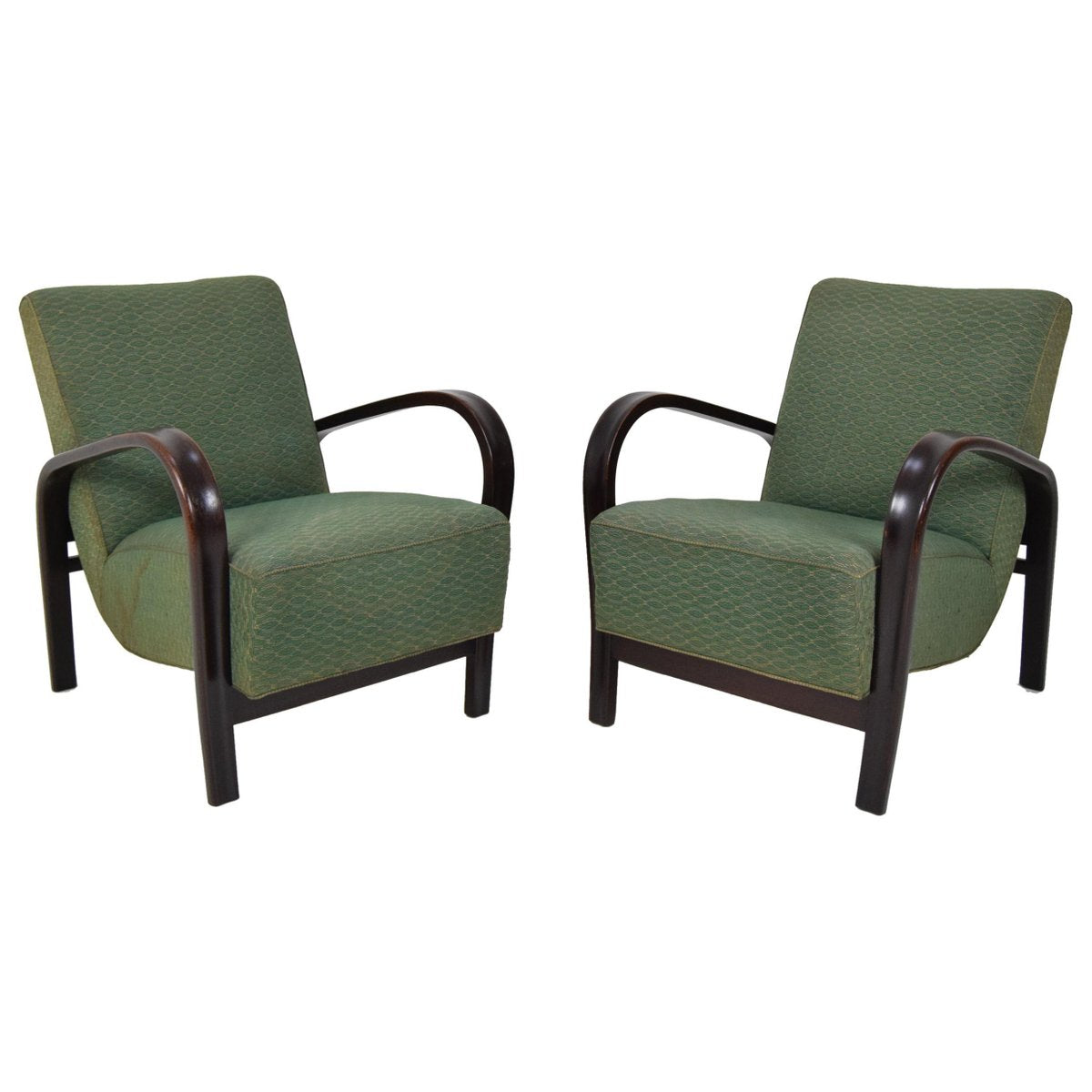 Mid-Century Armchairs by Karel Kozelka & Antonin Kropacek, 1950s, Set of 2