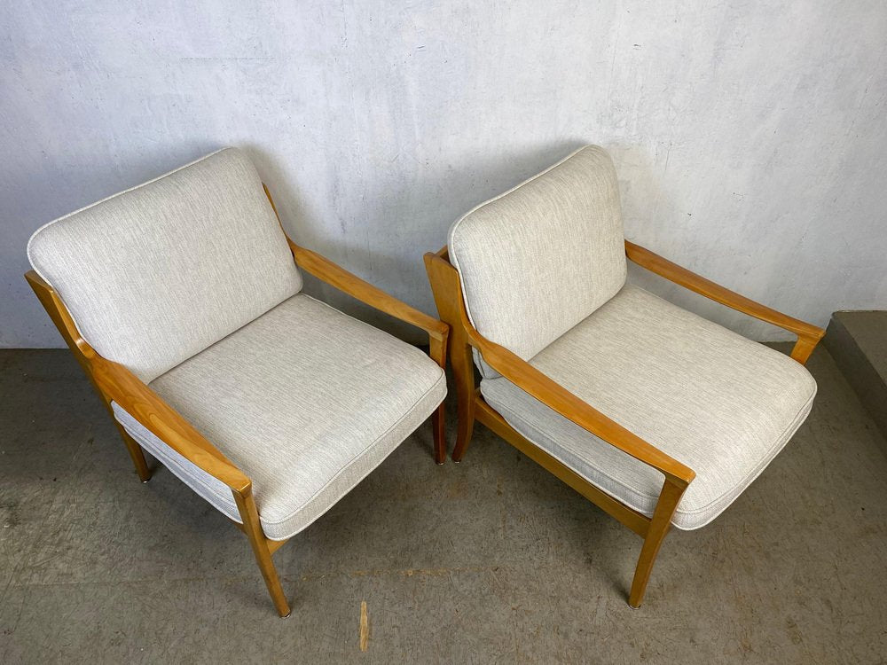 Mid-Century Armchairs by Karl Nothhelfer, Set of 2