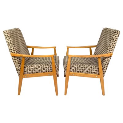 Mid-Century Armchairs, Czechoslovakia, 1970s, Set of 2-TZ-1033725