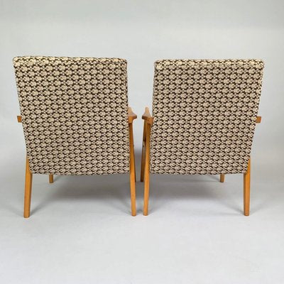 Mid-Century Armchairs, Czechoslovakia, 1970s, Set of 2-TZ-1033725