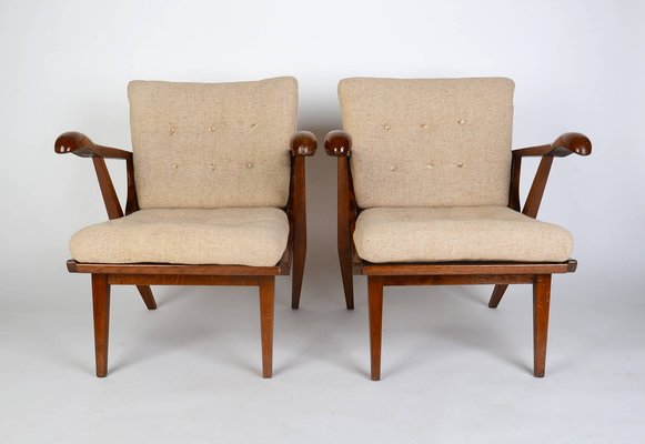 Mid-Century Armchairs from Jizba, Set of 2-VHD-1445071