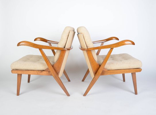 Mid-Century Armchairs from Jizba, Set of 2-VHD-1445071