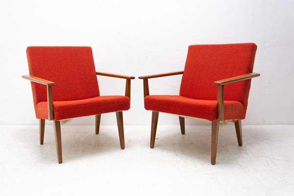 Mid-Century Armchairs from Tatra, Czechoslovakia, 1960s, Set of 2-HXT-1061240