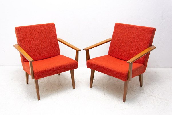 Mid-Century Armchairs from Tatra, Czechoslovakia, 1960s, Set of 2-HXT-1061240