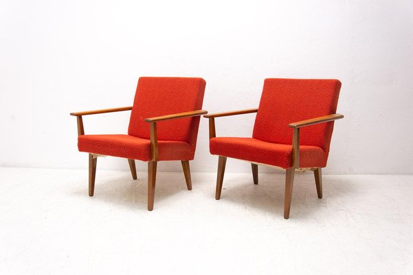 Mid-Century Armchairs from Tatra, Czechoslovakia, 1960s, Set of 2-HXT-1061240