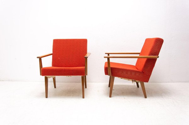 Mid-Century Armchairs from Tatra, Czechoslovakia, 1960s, Set of 2-HXT-1061240