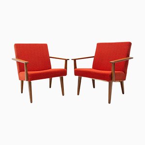 Mid-Century Armchairs from Tatra, Czechoslovakia, 1960s, Set of 2-HXT-1061240