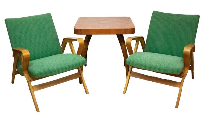 Mid-Century Armchairs from Tatra Pravenec, 1960s, Set of 2-YZB-1822519