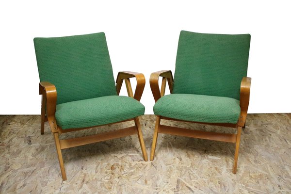 Mid-Century Armchairs from Tatra Pravenec, 1960s, Set of 2-YZB-1822519