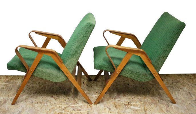 Mid-Century Armchairs from Tatra Pravenec, 1960s, Set of 2-YZB-1822519