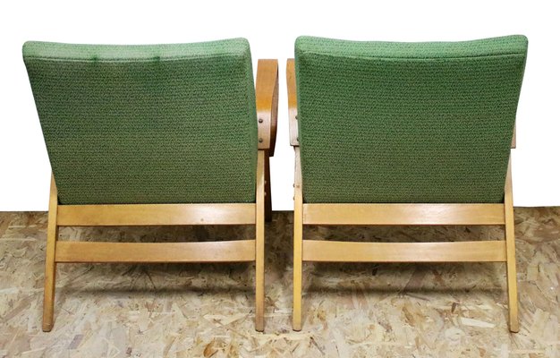 Mid-Century Armchairs from Tatra Pravenec, 1960s, Set of 2-YZB-1822519