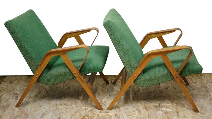 Mid-Century Armchairs from Tatra Pravenec, 1960s, Set of 2-YZB-1822519