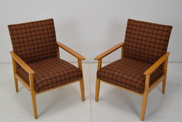 Mid-Century Armchairs from TON, 1975, Set of 2-TZ-1113566