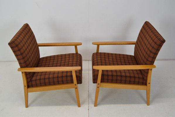 Mid-Century Armchairs from TON, 1975, Set of 2-TZ-1113566