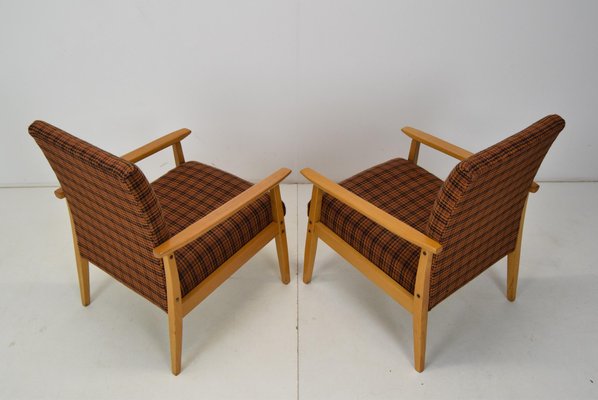 Mid-Century Armchairs from TON, 1975, Set of 2-TZ-1113566