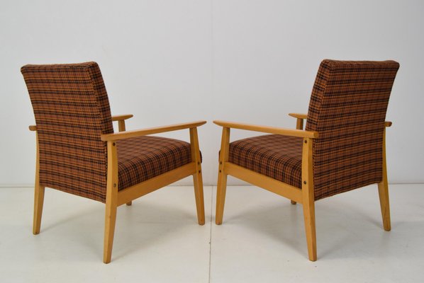 Mid-Century Armchairs from TON, 1975, Set of 2-TZ-1113566