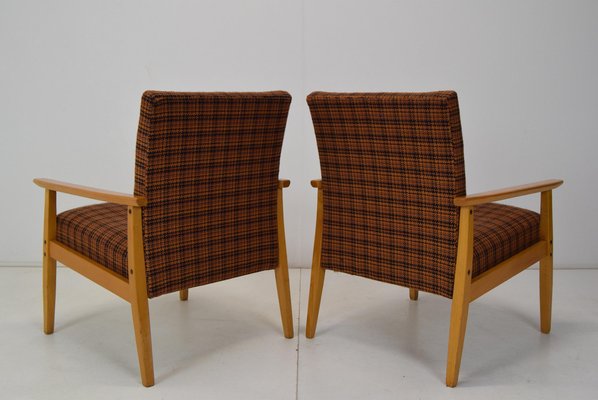 Mid-Century Armchairs from TON, 1975, Set of 2-TZ-1113566