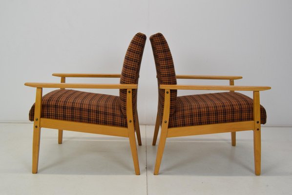 Mid-Century Armchairs from TON, 1975, Set of 2-TZ-1113566