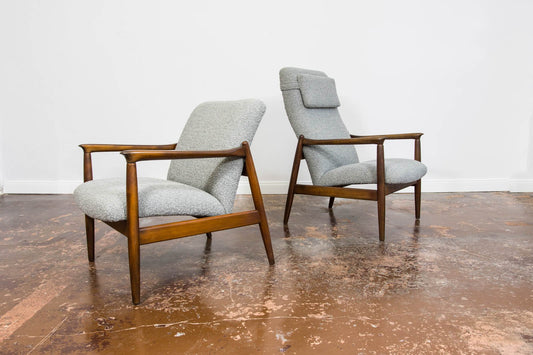 Mid-Century Armchairs GFM-64 by Edmund Homa, 1964, Set of 2