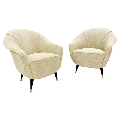 Mid-Century Armchairs, Italy, 1950s, Set of 2-FGA-1168930