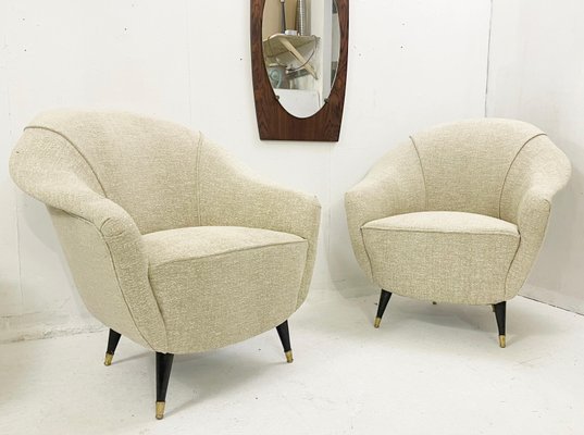 Mid-Century Armchairs, Italy, 1950s, Set of 2-FGA-1168930