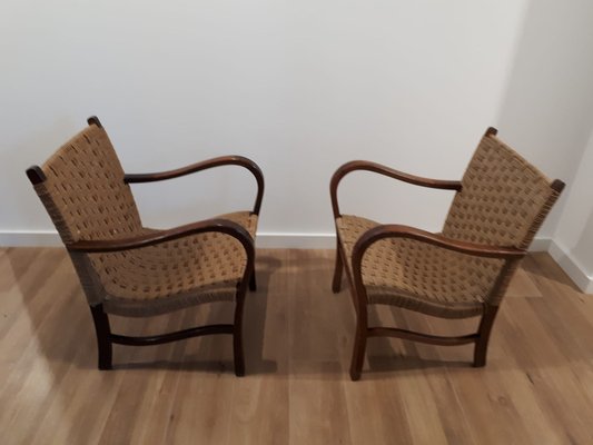 Mid-Century Armchairs, Netherlands, 1960s, Set of 2-DAS-1366981