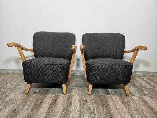 Mid-Century Armchairs, Set of 2-QJA-1764497