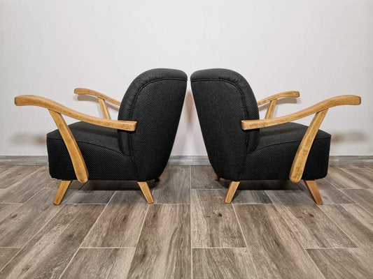 Mid-Century Armchairs, Set of 2-QJA-1764497