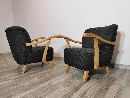 Mid-Century Armchairs, Set of 2-QJA-1764497