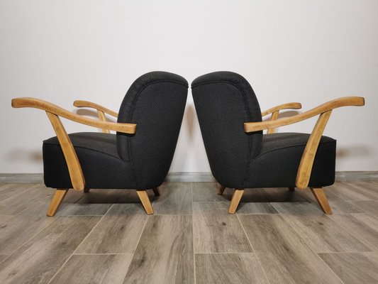 Mid-Century Armchairs, Set of 2-QJA-1764497