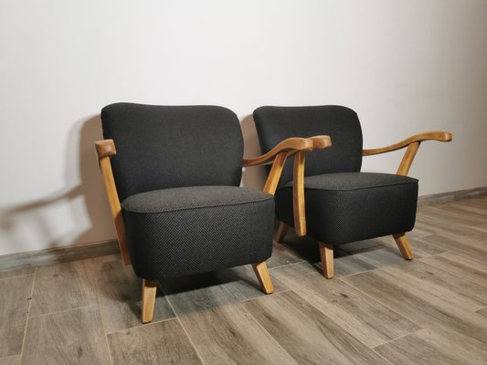 Mid-Century Armchairs, Set of 2-QJA-1764497