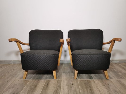 Mid-Century Armchairs, Set of 2-QJA-1764497