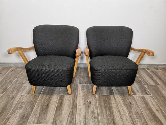 Mid-Century Armchairs, Set of 2-QJA-1764497