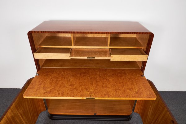 Mid-Century Art Deco Secretary Cabinet by Jindrich Halabala for Up Závody, 1930s-XCG-1496245