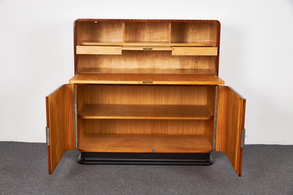 Mid-Century Art Deco Secretary Cabinet by Jindrich Halabala for Up Závody, 1930s-XCG-1496245