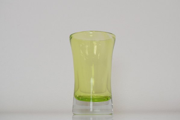 Mid-Century Art Glass Vase, Czechoslovakia, 1960s-TZ-964060