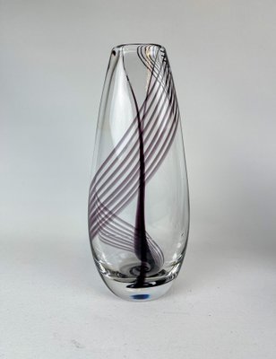 Mid-Century Art Glass Vases by Vicke Lindstrand for Kosta, Set of 5-UYK-849390